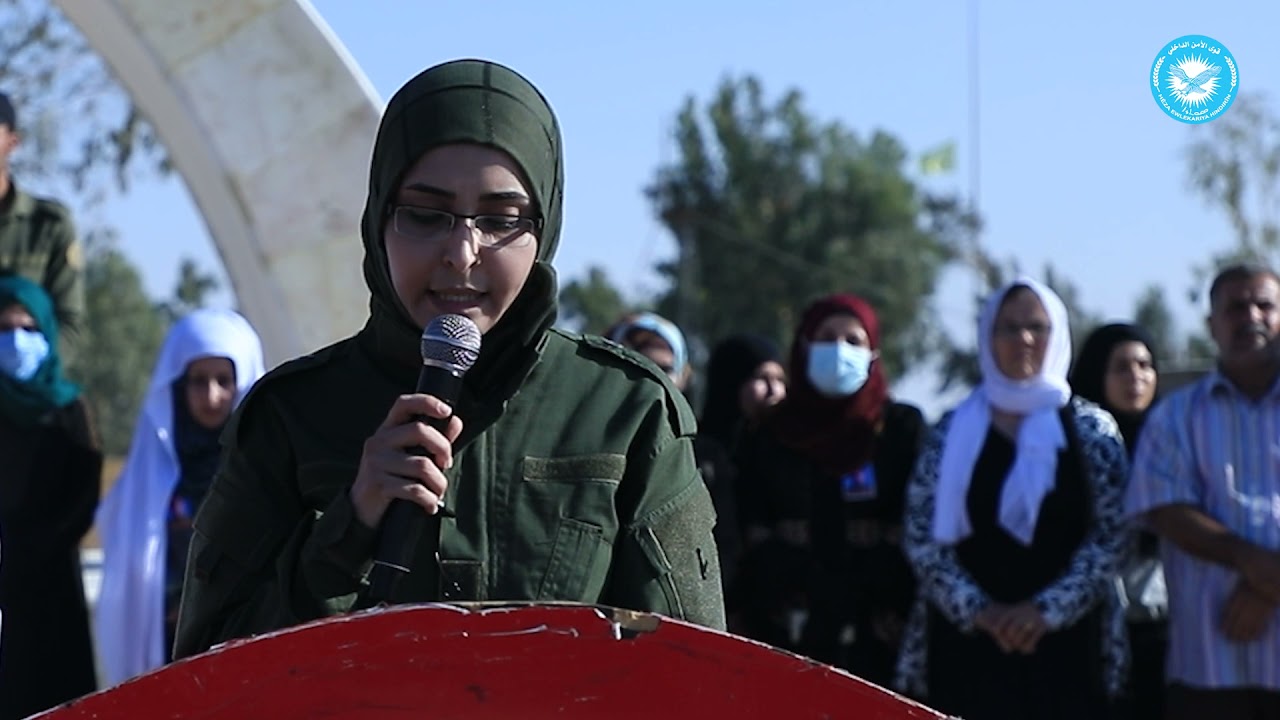 تشيع جثمان الشهيد أحمد الغضبان إلى مثواه الأخير في مدينة الطبقة