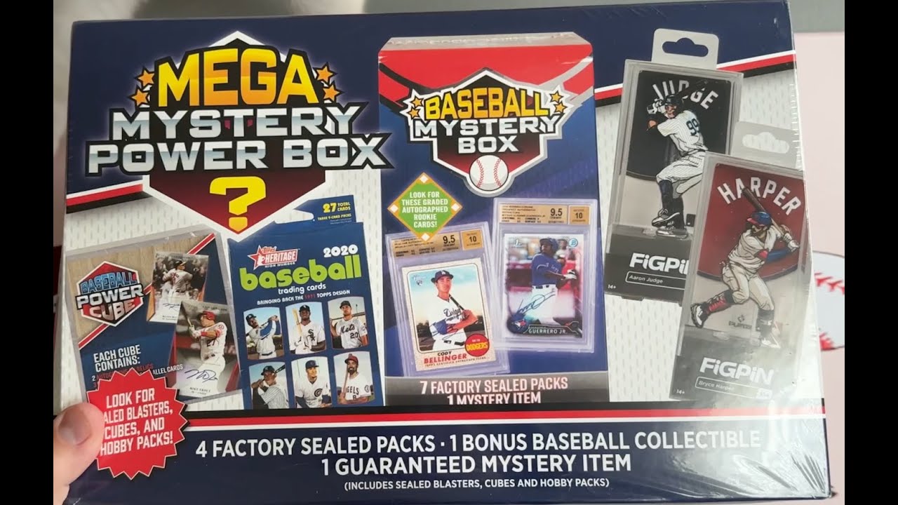 Mega Mystery Power Box Baseball Cards from Meijer/MJ Holdings No Idea