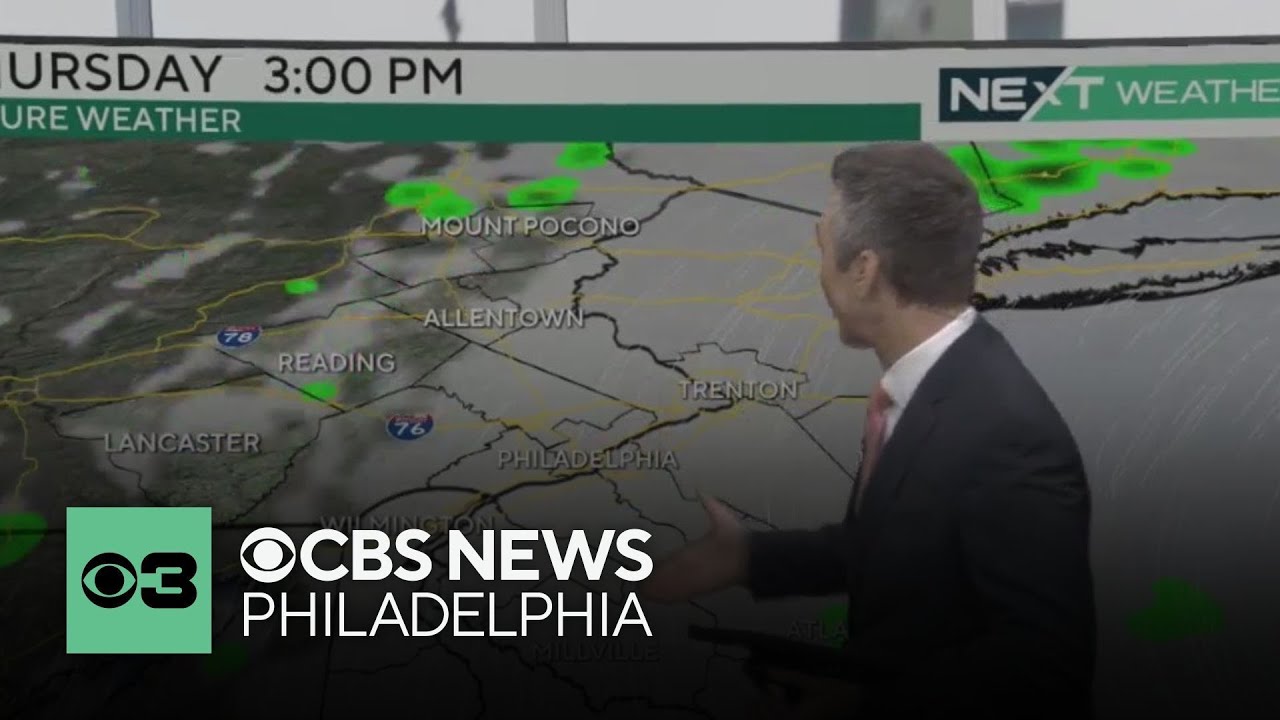 Damp and dreary Wednesday across Philadelphia region - YouTube