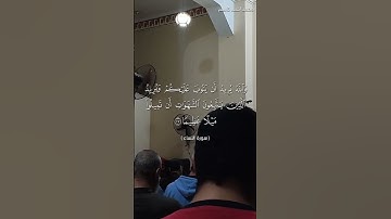 " يريد الله أن يخفف عنكم ".. تلاوة من سورة النساء من قيام ليالي رمضان  #التراويح #المصحف #القيام