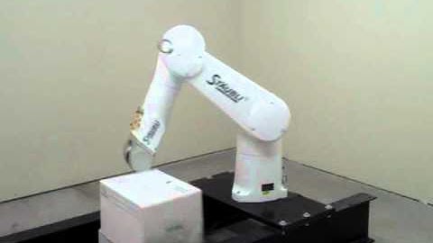 Staubli TX90L hitting box