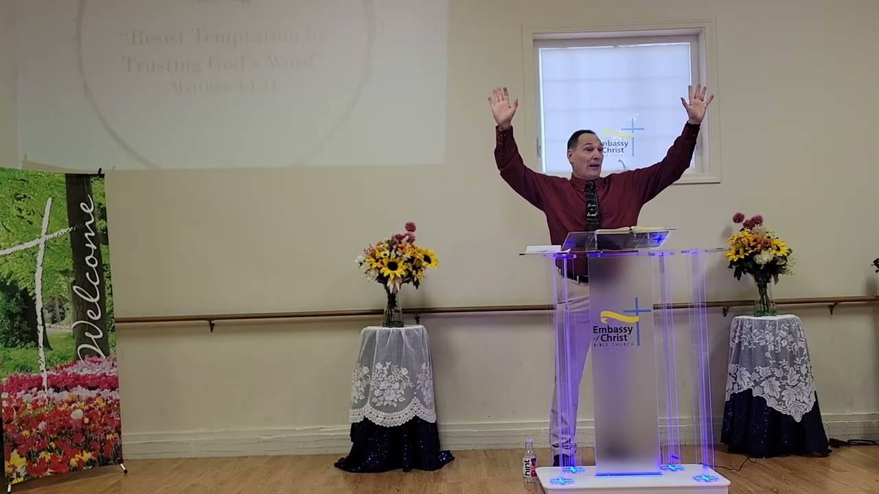 Matthew 4:1-11 "Resist Temptation by Trusting God's Word!"