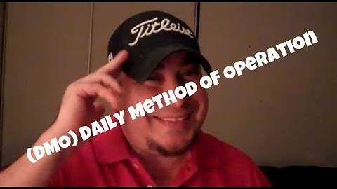 DMO | Daily Method Of Operation