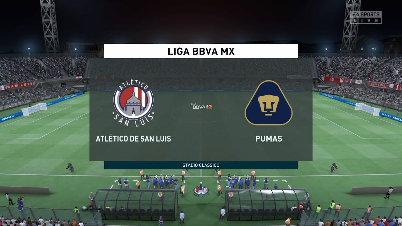 Atlético de san Luis vs pumas | jornada 9 | liga mx - YouTube