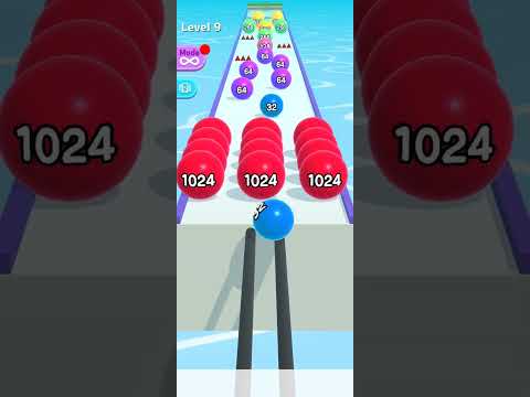 Ballrun 2048 Mobile Gameplay Fast run