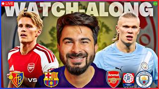 Arsenal v Man City | Basel v Barca LIVE Watchalong | TFHD
