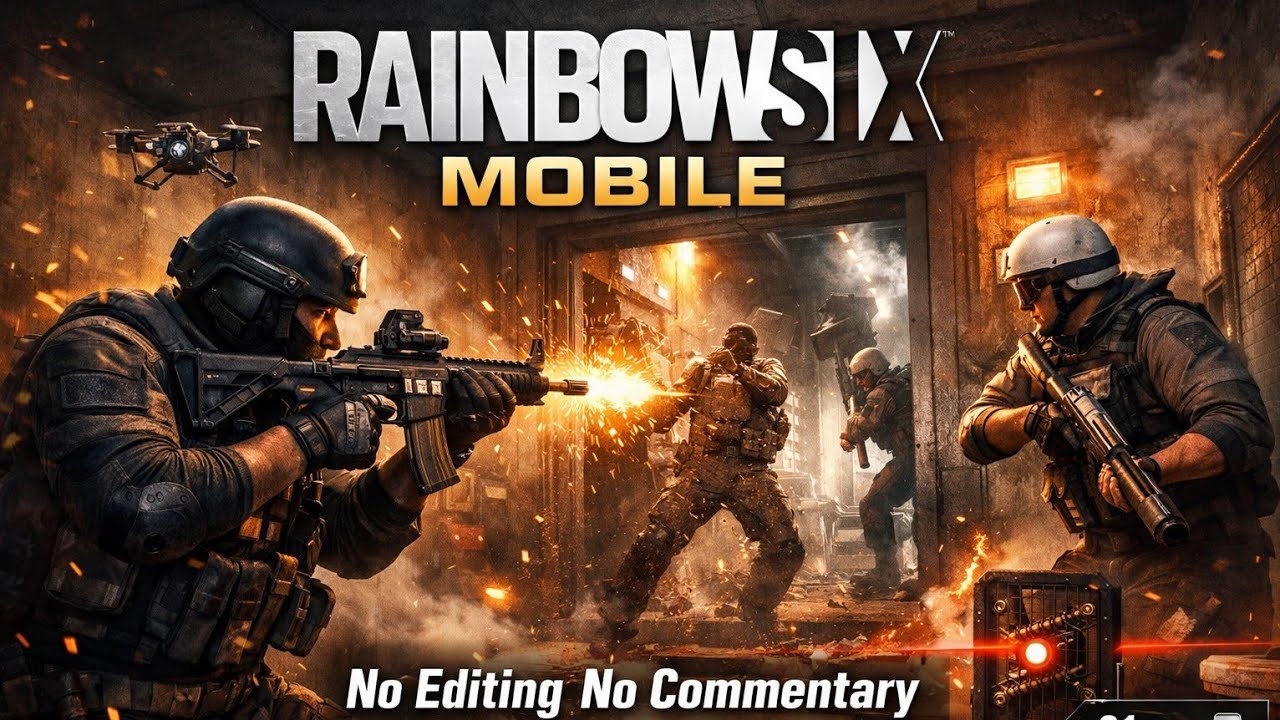 Rainbow Six Mobile: Raw Gameplay – Tactical FPS & Operator Combat (No Commentary, Unedited)