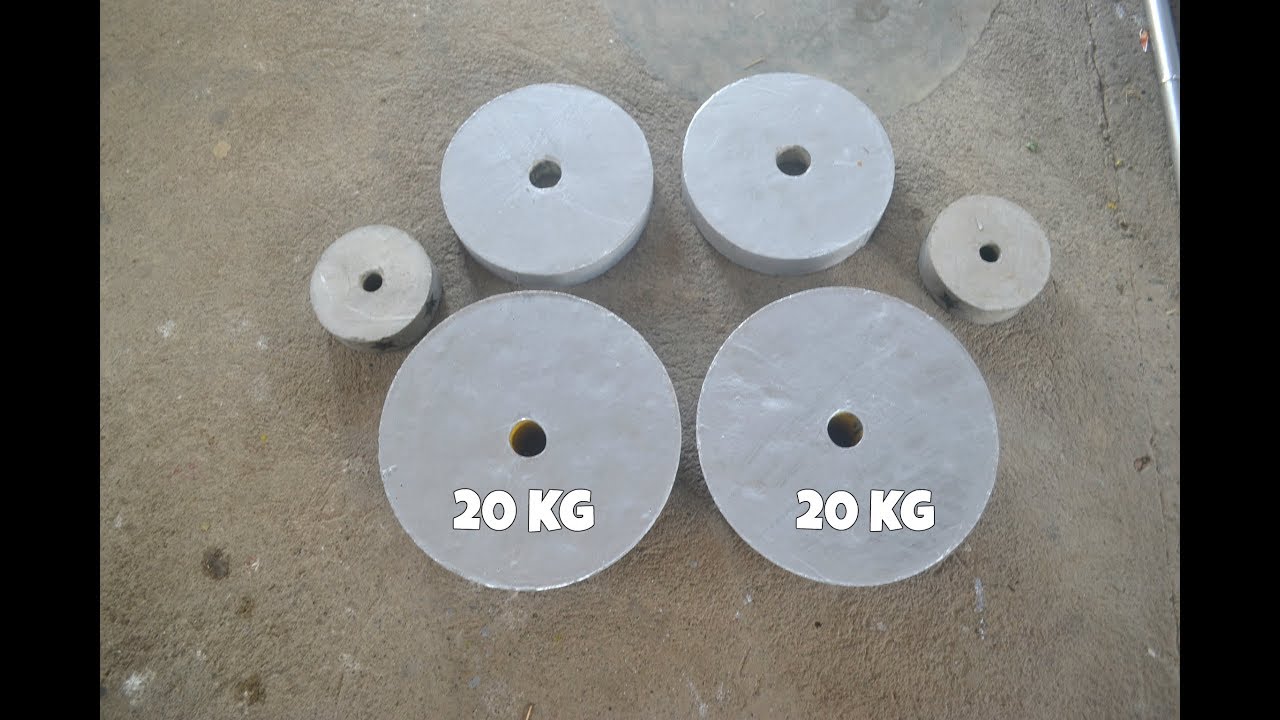 Making a 20 KG Concrete Weight | How to Make Homemade Weight - YouTube