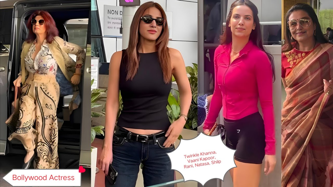 Prominent Bollywood Actresses Vaani Kapoor Rani Twinkle Khanna Shilpa Shetty Natasa Viral Video 🔥 
