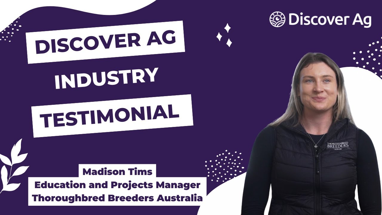 Discover Ag Industry Testimonial - Madison Tims (Thoroughbred Breeders ...