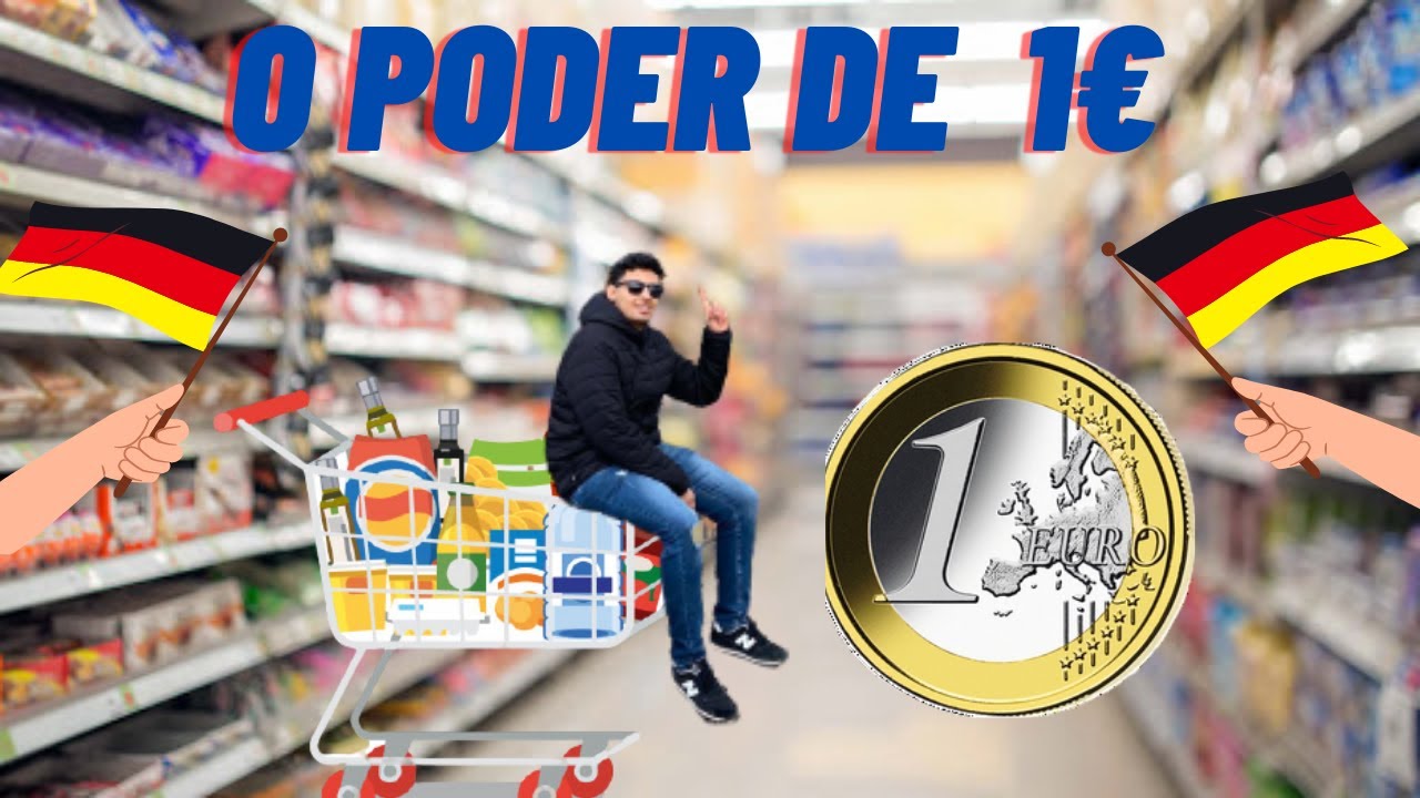 O QUE DA PARA COMPRAR COM 1€ NO SUPERMERCADO DA ALEMANHA?🇩🇪