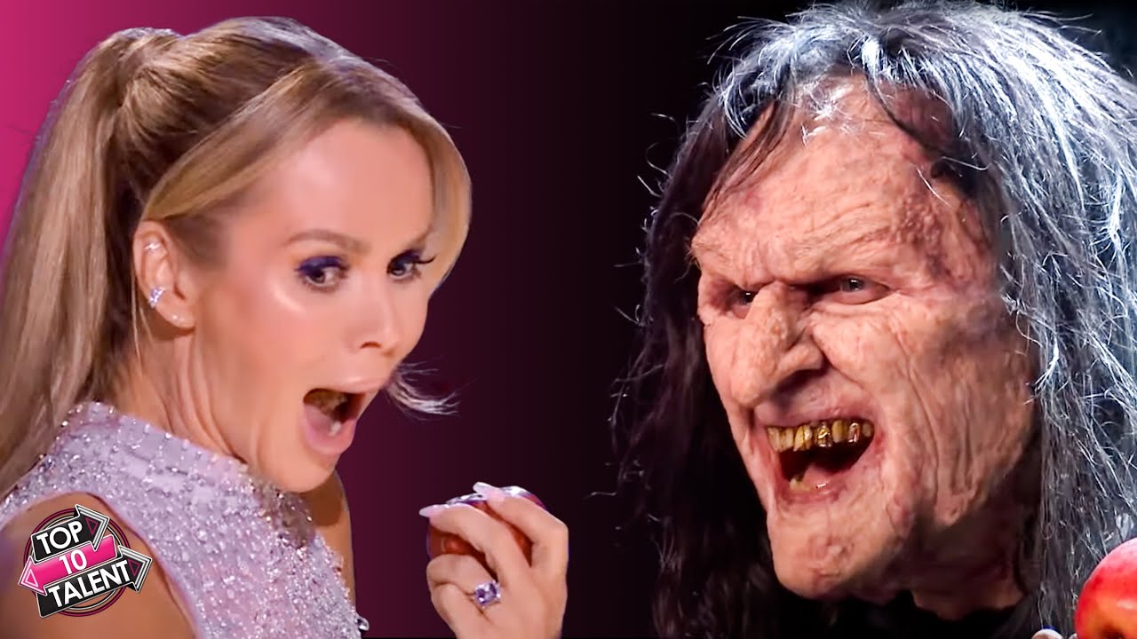  Top 10 SCARIEST Acts That Terrified the Judges on Got Talent!