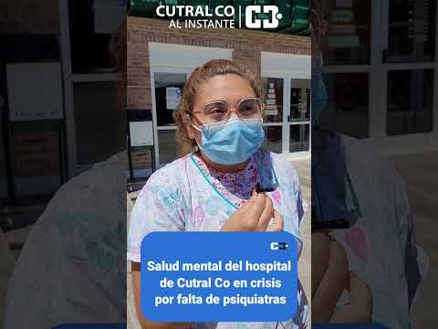 Salud mental del hospital de Cutral Co en crisis por falta de psiquiatras.