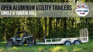 Open Aluminum Utility Everlite Trailers By Look Trailers