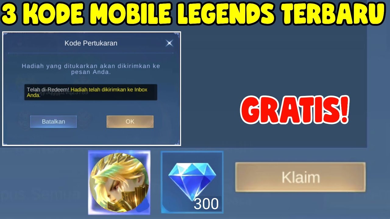 3 KODE REDEEM MOBILE LEGENDS TERBARU | KODE REDEEM ML HARI INI JANUARI ...