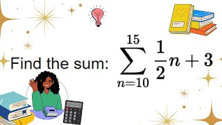 Solve this simple Sigma notation problem with me! Summation notation, series, pre-calculus.