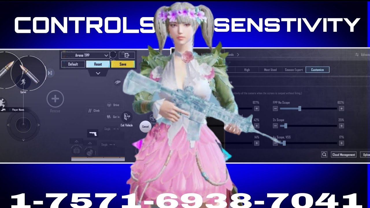 NEW UPDATE 4.1🔥BEST SENSITIVITY CODE + CONTROL SETTINGS BGMI MOBILE 