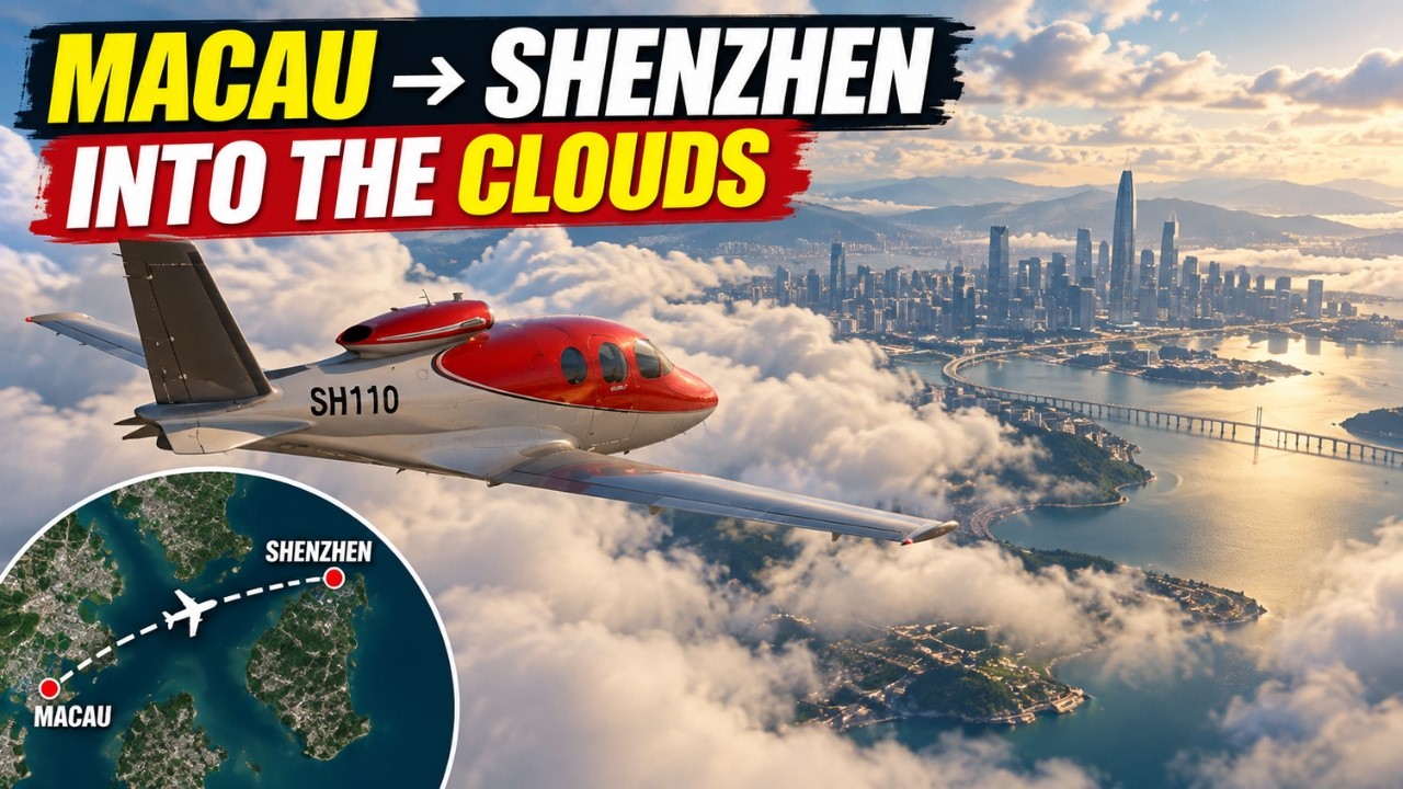 We Left Macau Behind and Flew Into the Clouds