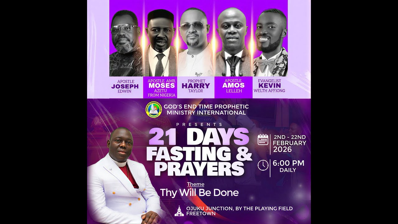 DAY 16 || 21 DAYS FASTING & PRAYER