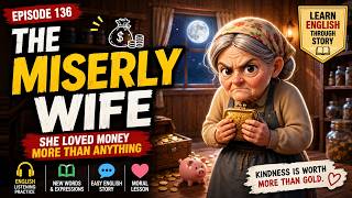 The Miserly Wife | A Moral Story to Learn English | English Listening Practice screenshot 1