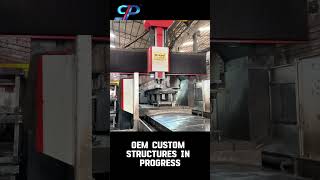 Heavy Steel Frame Fabrication | OEM Custom Structures in Progress.#Fabrication #OEM #Manufacturing