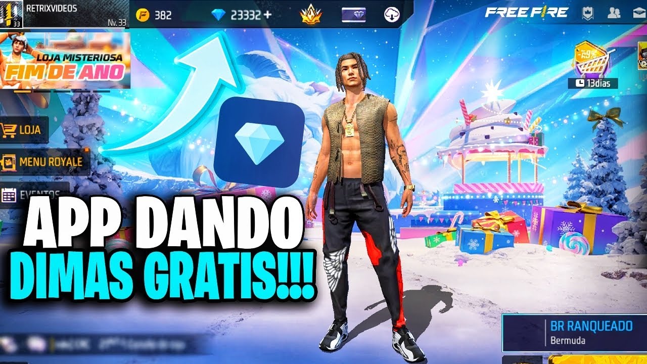 CORRE😱BAIXE LOGO ESSE APLICATIVO💎COMO GANHAR DIAMANTES DE GRAÇA NO FREE FIRE EM 2026