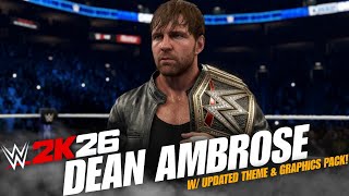 Wwe2k26 Lunatic Dean Ambrose  Entrance W Theme U0026 Graphics Pack 