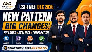 CSIR NET DEC 2026 | COMPLETE ROADMAP FOR ASPIRANT | NGAM