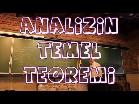 Analizin Temel Teoremi (Derin Matematik 2.26 - Ali Nesin)