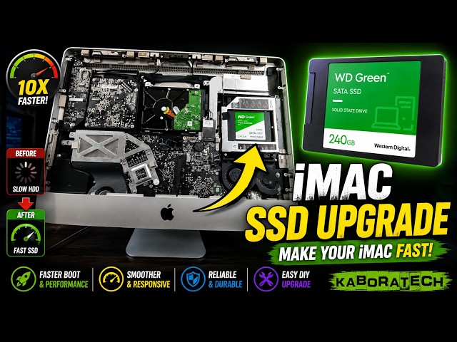Upgrade Your iMac with an SSD | Faster Boot and Performance - YouTube