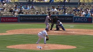 BAL@LAD: Broadcast shows 34 strikeouts in the game