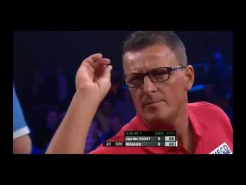 2014 European Darts Championship - Robert Wagner 9 Darter Attempt