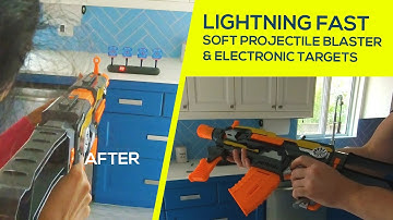 Best Nerf Gun Toys - Semi Automatic XTOYZ Blaster and Electronic Shooting Target Game