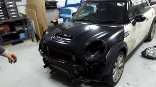 BMW Mini Cooper S R56 project - Bonnet Change