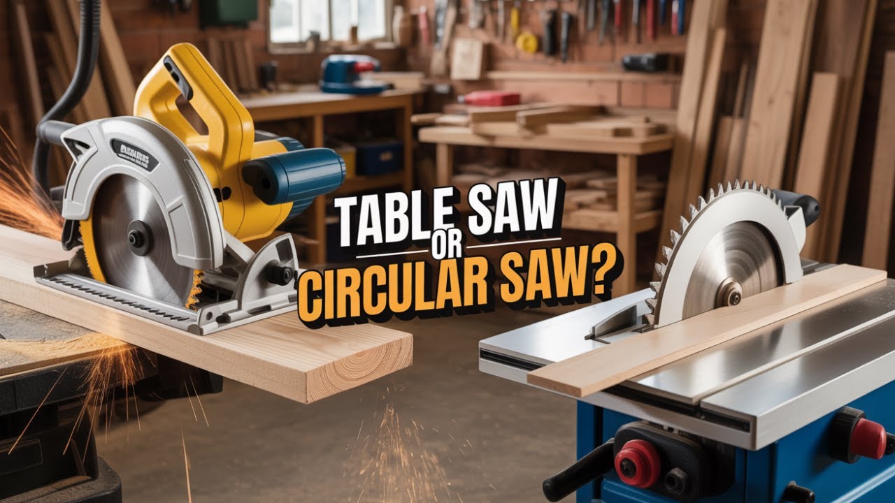 Beginner Woodworking Kit: Table Saw or Circular Saw? - YouTube