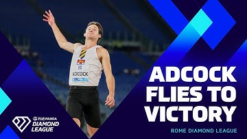 Adcock soars to 8.34m long jump on last attempt | Wanda Diamond League