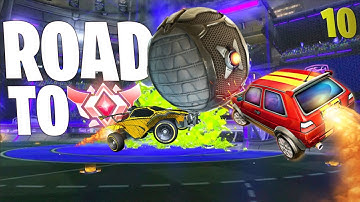 Road to GC Using NO Mechanics (game 10) | Rocket League