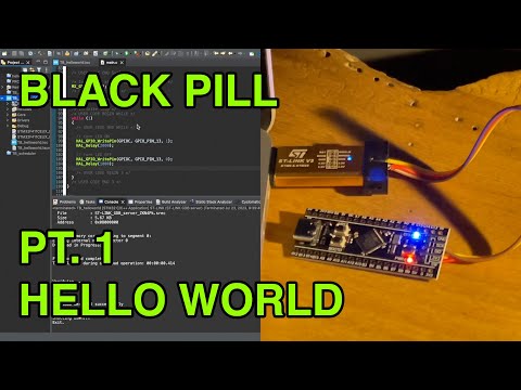 STM32F Black Pill Tutorial 1: Hello World [STM32 Cube IDE on Mac]