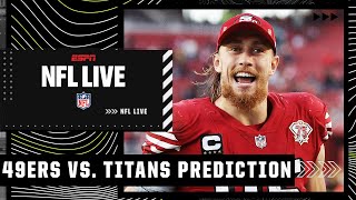 Dan Orlovsky’s prediction for 49ers vs. Titans | NFL Live
