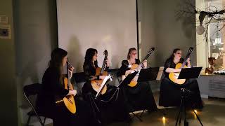 J.S. Bach - BWV 644, Ach wie nichtig, ach wie flüchtig (guitar quartet)