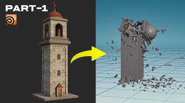 Tower Destruction In Houdini Part -1 | Houdini Tutorial | +Project File (ENG SUBS)