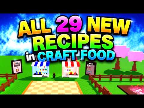 ALL 29 NEW RECIPES in CRAFT FOOD ROBLOX *(Update 4/19/2026) (Full Walkthrough)