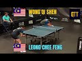 Leong chee feng mas vs wong qi shen mas  wtt feeder otocec 2023  ms qualifying round 2