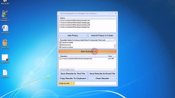 How To Use Extract Metadata From Multiple Files Software