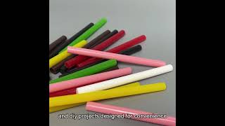 Colorful hot melt glue sticks #hotmeltglue #glue