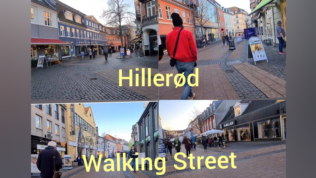 Beautiful Hillerød Walking Street🇩🇰#denmark #copenhagen #travel #europe #walkingstreet #shopping