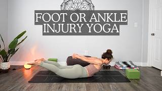 Non-Weight Bearing on the Feet Yoga for Ankle or Foot Injury - 45 Minutes
