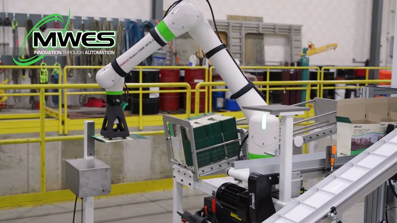 Robotic Case Packing Automation Cell for Healthcare Applications