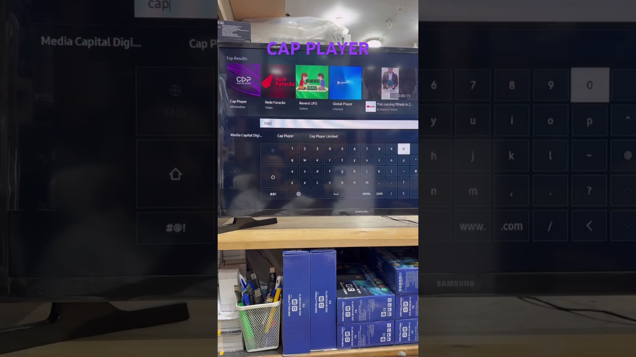 instal cap player or Samsung tizen OLD