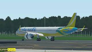 XPlane11 | CEB745 | Cebu Pacific A321NEO | Landing in Manila From Hanoi Vietnam | RP - C4127